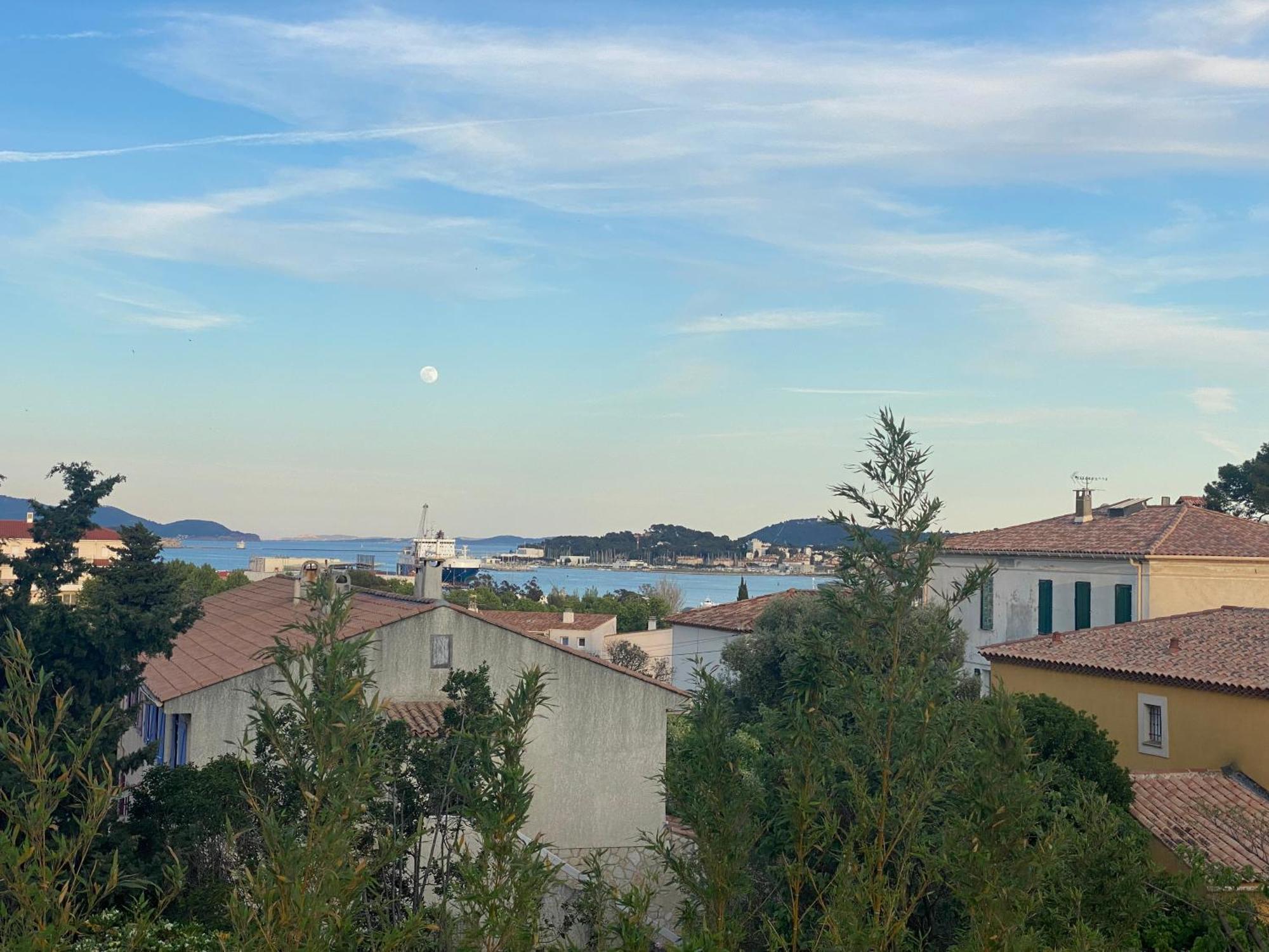 Haut De Villa Vue Mer La Seyne-sur-Mer Eksteriør billede